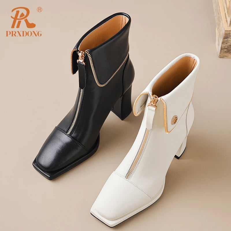 Pardo Genuine Leather Short Boots