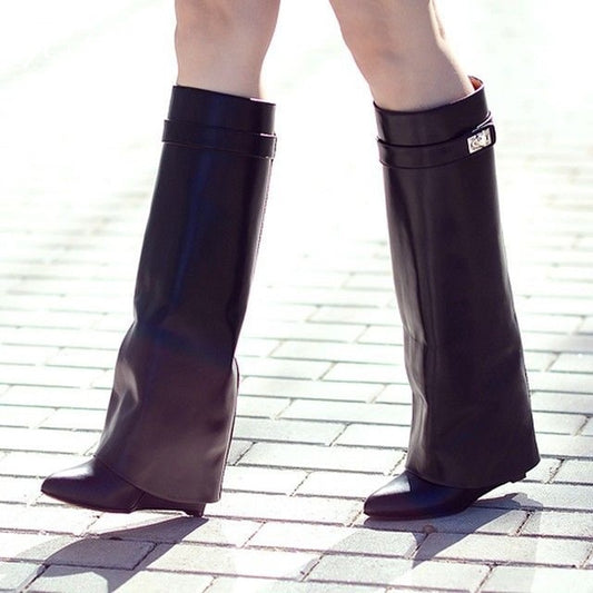 Elise genuine leather luxury boots