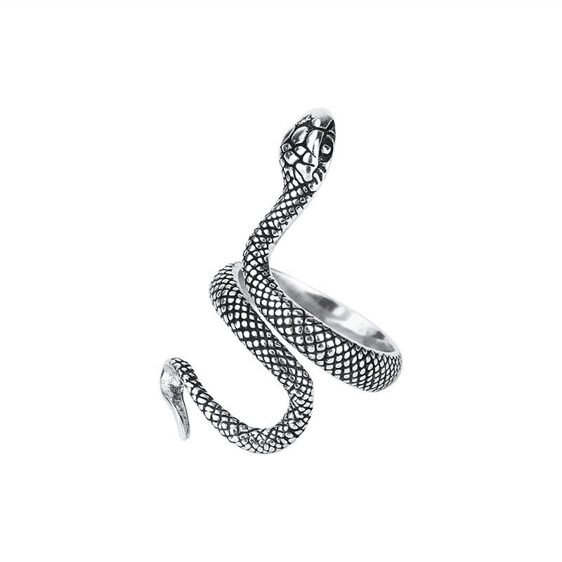 925 ayar gümüş yılanlı yüzük