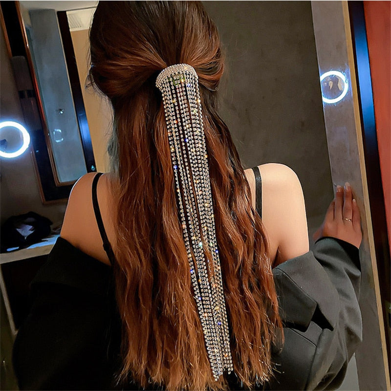 Bijoux long tassel ponytail accessory