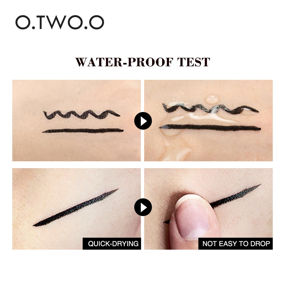 O.TWO.O Black eyeliner pen with stamp