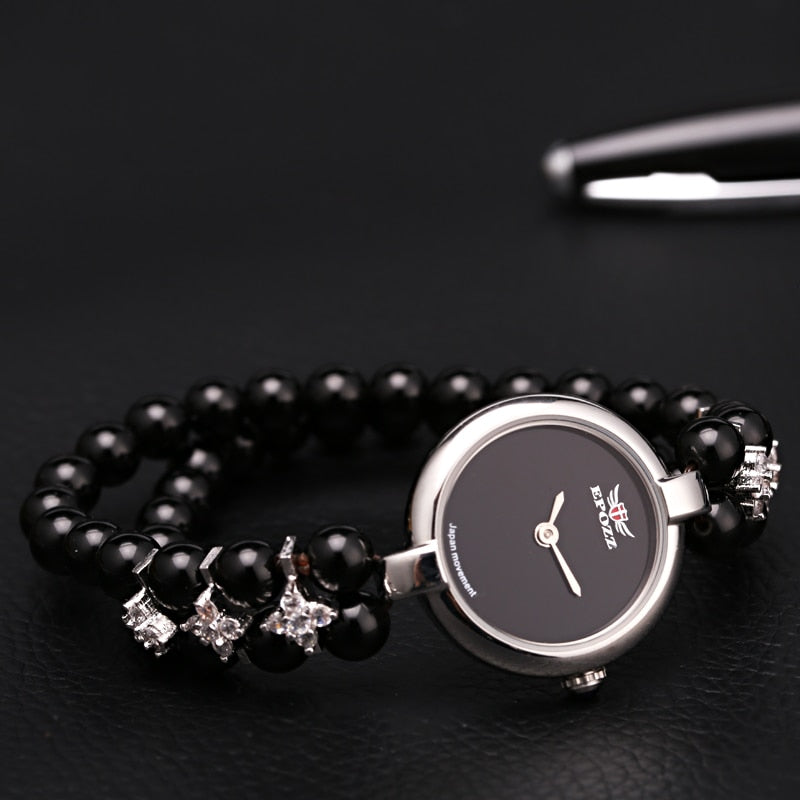 Damen-Armbanduhr aus 925er Sterlingsilber