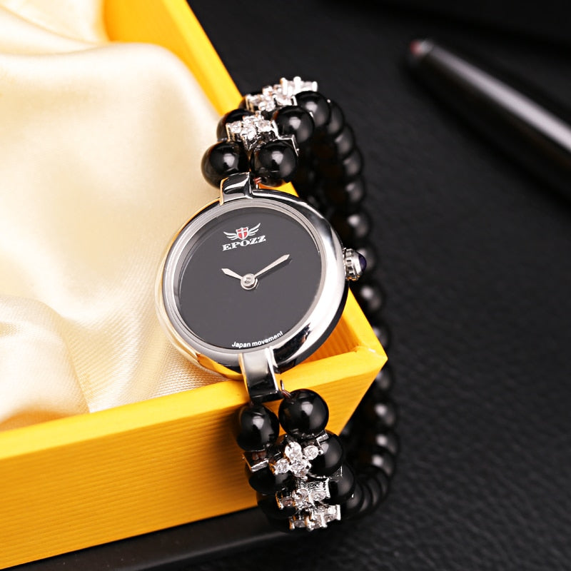 Damen-Armbanduhr aus 925er Sterlingsilber