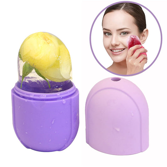 Hautpflege Beauty Lifting Contouring Tool Silikon Eiswürfelschalen Eiskugel Eiskugeln Gesichtsmassagegerät Gesichtsroller Reduzieren Akne