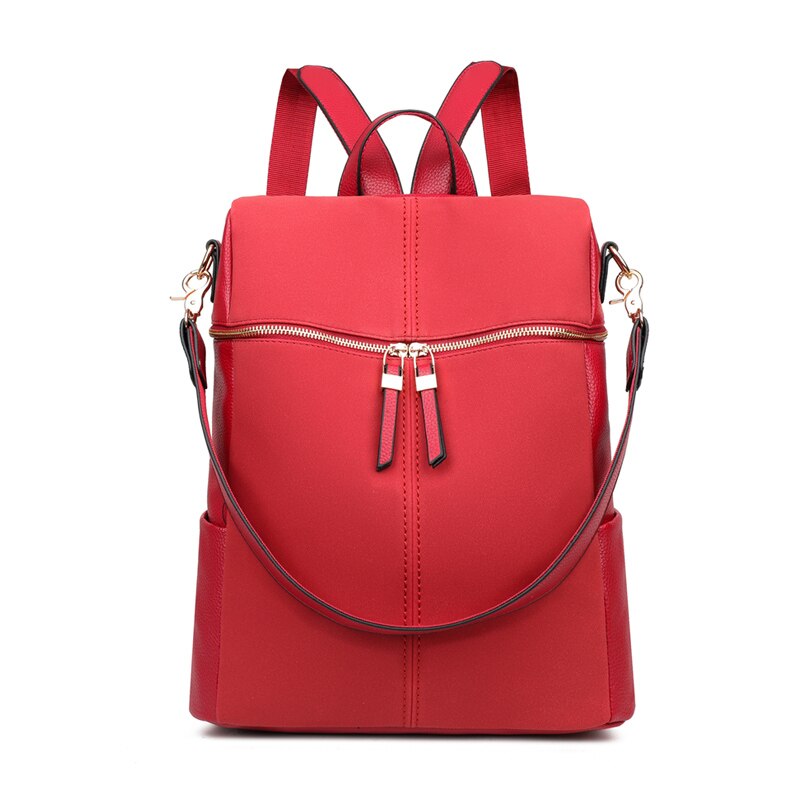 Casual travel PU leather backpack