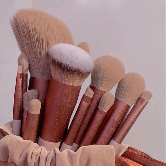 13-teiliges weiches, flauschiges Make-up-Pinsel-Set für Kosmetik Foundation Blush Powder Lidschatten Kabuki Blending Make-up-Pinsel Beauty-Tool