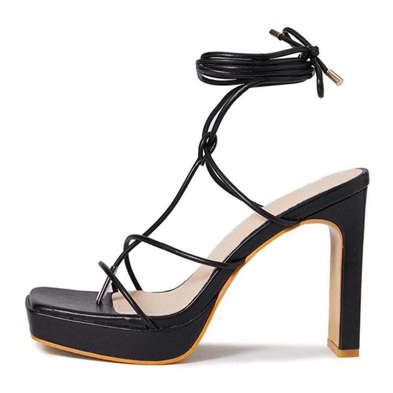 Phoebe strappy chunky sandals
